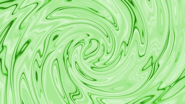 Green Color Abstract Smooth Twisted Liquid Animated Background