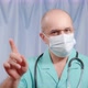 The Doctor Shows a Gesture of Caution - VideoHive Item for Sale