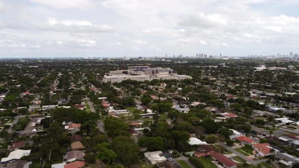 Aerial Drone Video Memorial Healthcare System And Joe Di Maggio Childrens Hospital