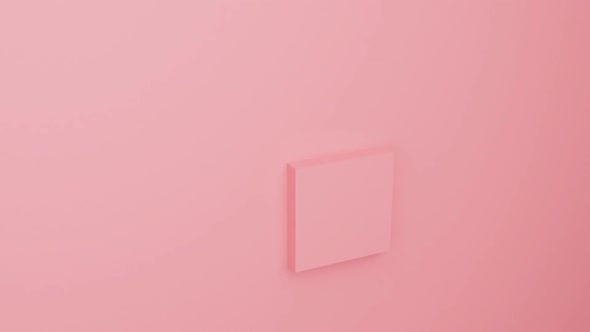 Abstraction in Pink Pastel Colors