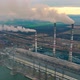 Industry Power Plant Pipe City Factory Chimney Ecology Smoke - VideoHive Item for Sale