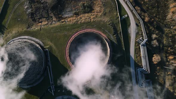 Huge Pipes for Steam Evaporation