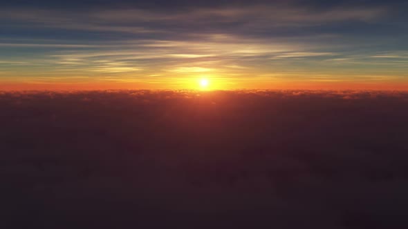 Sunrise Above The Clouds alt