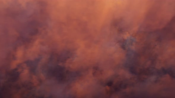 Flying In The  Sunset Clouds 02 alt