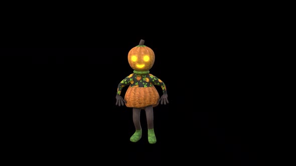 Pumpkin Girl Dance 4 – Halloween Concept