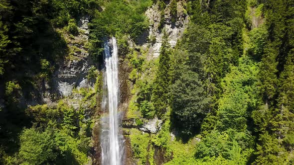 Travel Destination River Waterfall, Macahel National Park, Borcka, Artvin, Turkey