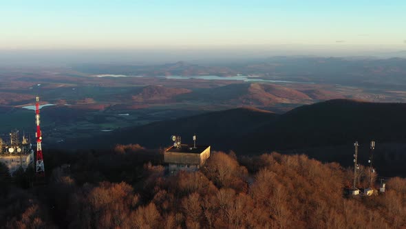 Base Station For Radio Broadcasting On Top Of A Mountain 4