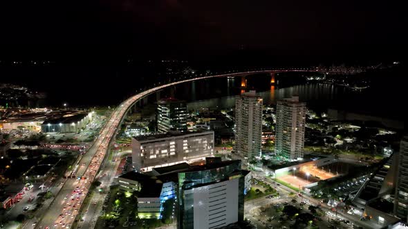 Third bridge landmark of Vitoria state of Espirito Santo Brazil.