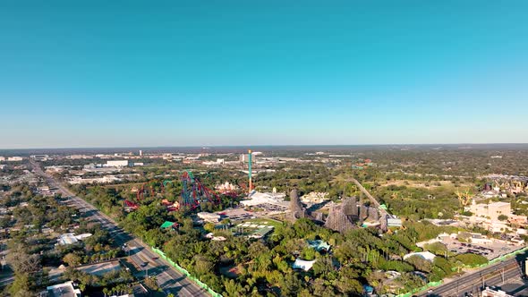 Tampa Busch Gardens Drone Footage