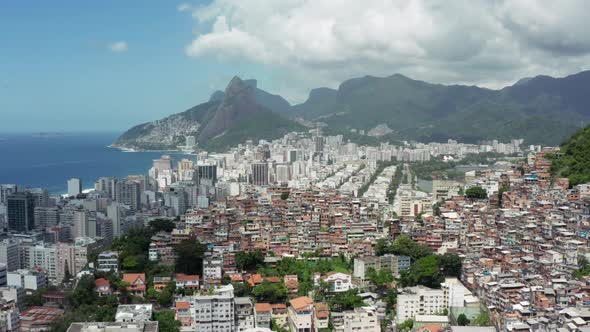 Aerial View Rio De Janeiro Brazil