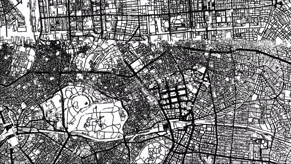Loop City Map Black And White alt
