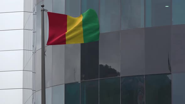 Guinea  Flag  Background 4K