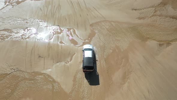 Lencois Maranhenses Maranhao. Scenic sand dunes and turquoise rainwater lakes