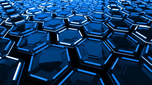 Abstract Hexagonal Background