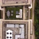 View From a Drone on the Roof of Multistorey Buildings Near the Railway Tracks - VideoHive Item for Sale