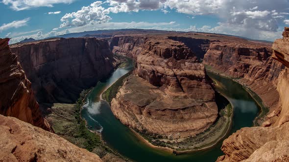 Horseshoe Bend in Arizona Time Lapse