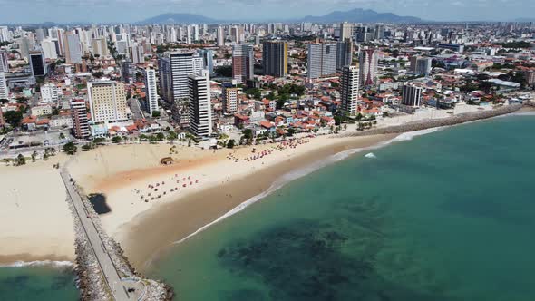 Downtown Fortaleza state Ceara Brazil. Travel destination. Tropical scenery