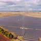Aerial View of Solar Panels Farm Solar Cell with Sunlight - VideoHive Item for Sale
