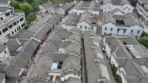 Old Street Buildings, Asia Aerial