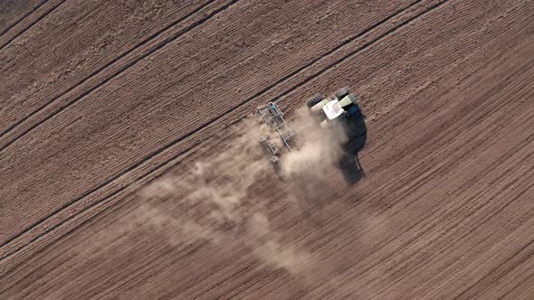 Тractor with a plow