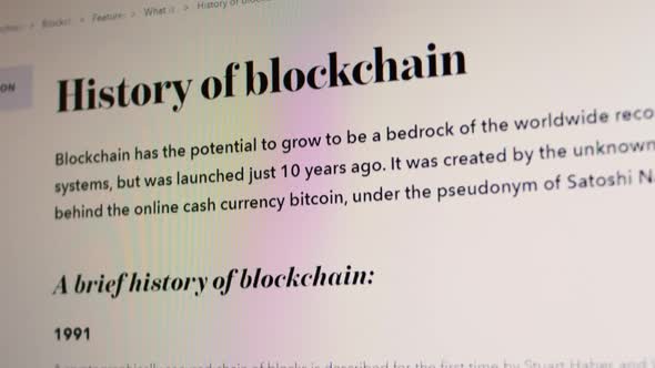 History of Blockchain All Time