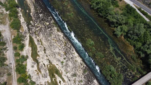 River Aerial Shot V2 - 4K