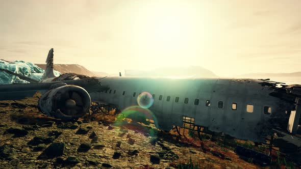 Plane Crashed on a Mountain