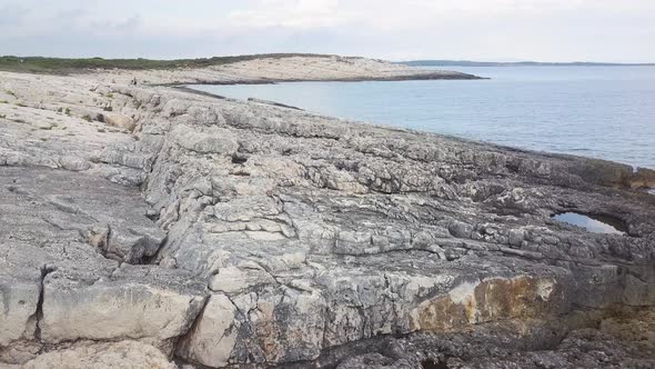 Desert Rocky Mediterranean Coast. Slider Motion