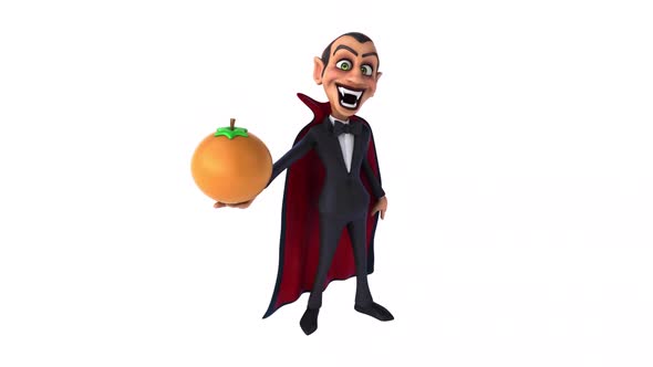 Fun 3D cartoon vampire with alpha