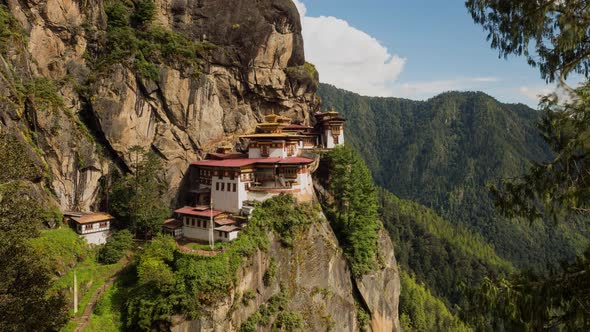 Time Lapse Of The Tiger's Nest In Bhutan