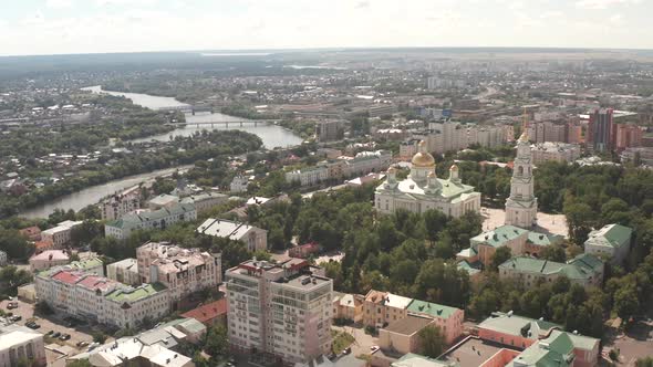Downtown Penza Aerial View