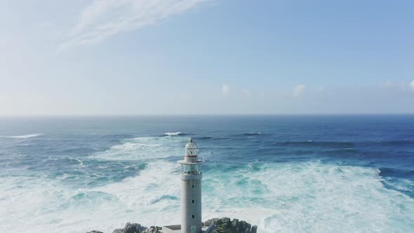 Punta Nariga Lighthouse in A Coruna Galicia Spain