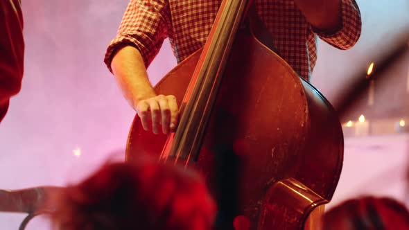 Young Music Band Performing Live Show