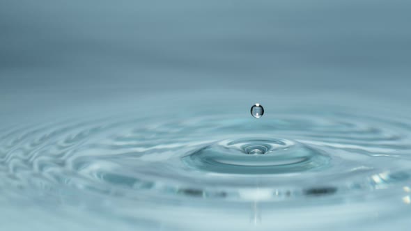 Water Drop in Super Slow Motion, Shooted with High Speed Cinema Camera at 1000Fps .