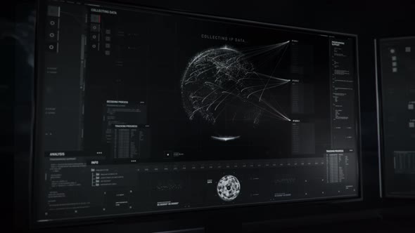 Web tracking interface identifies the exact position of the target ip address alt
