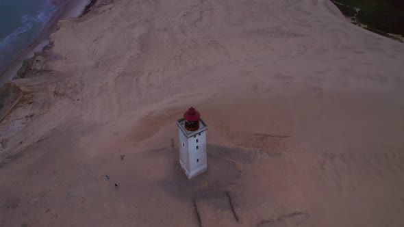 Drone Over Rubjerg Knude Lighthouse