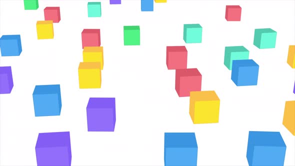 Colorful Cubes 4K