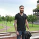 young beautiful bearded man posing outdoor looking camera - VideoHive Item for Sale