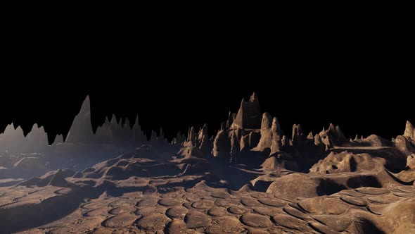 Futuristic Landscape With Alpha Channel alt