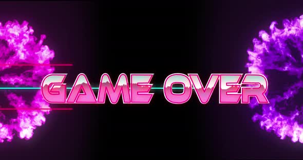 Game over game screen 4k