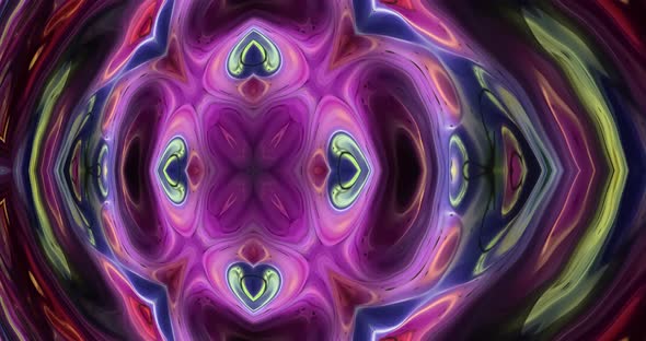 Abstract kaleidoscope animation.