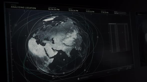 Locating the Satellites on a map and Watching the Footage of Army Base in Spain alt