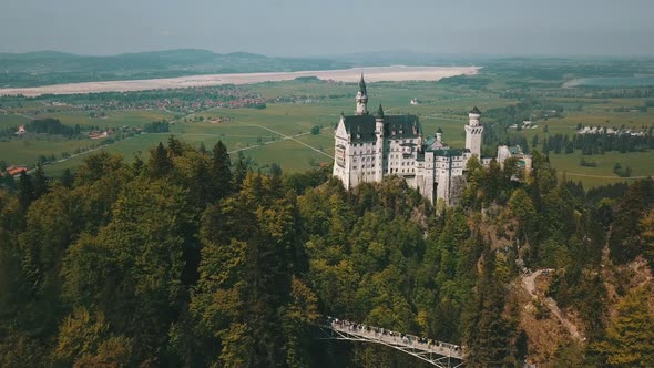 Neuschwanstein Castle in Fussen Bavaria Germany