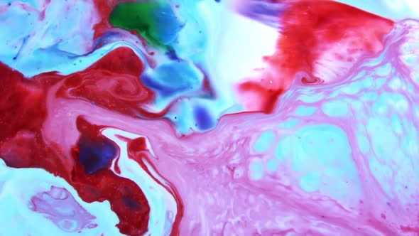 Vibrant Colours Paint Swirling Explosion 2