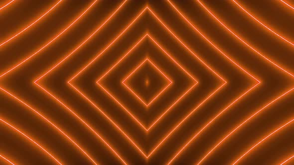 Brown Color Glowing Gloving Square Zoom In Animation Background