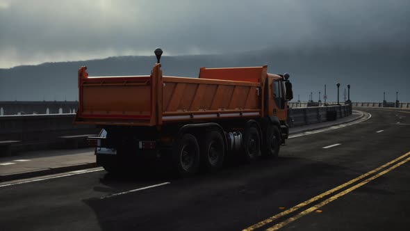 Big Lorry Truck on the Bridge alt