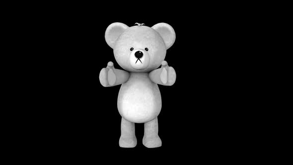 White Teddy Bear Clap