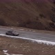 Car in the Mountains of the Caucasus in Winter - VideoHive Item for Sale