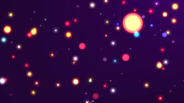 Background Motion Graphics Animated Colorful Particle