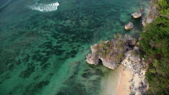 Fly Over the Beach with Stunning Ocean Views